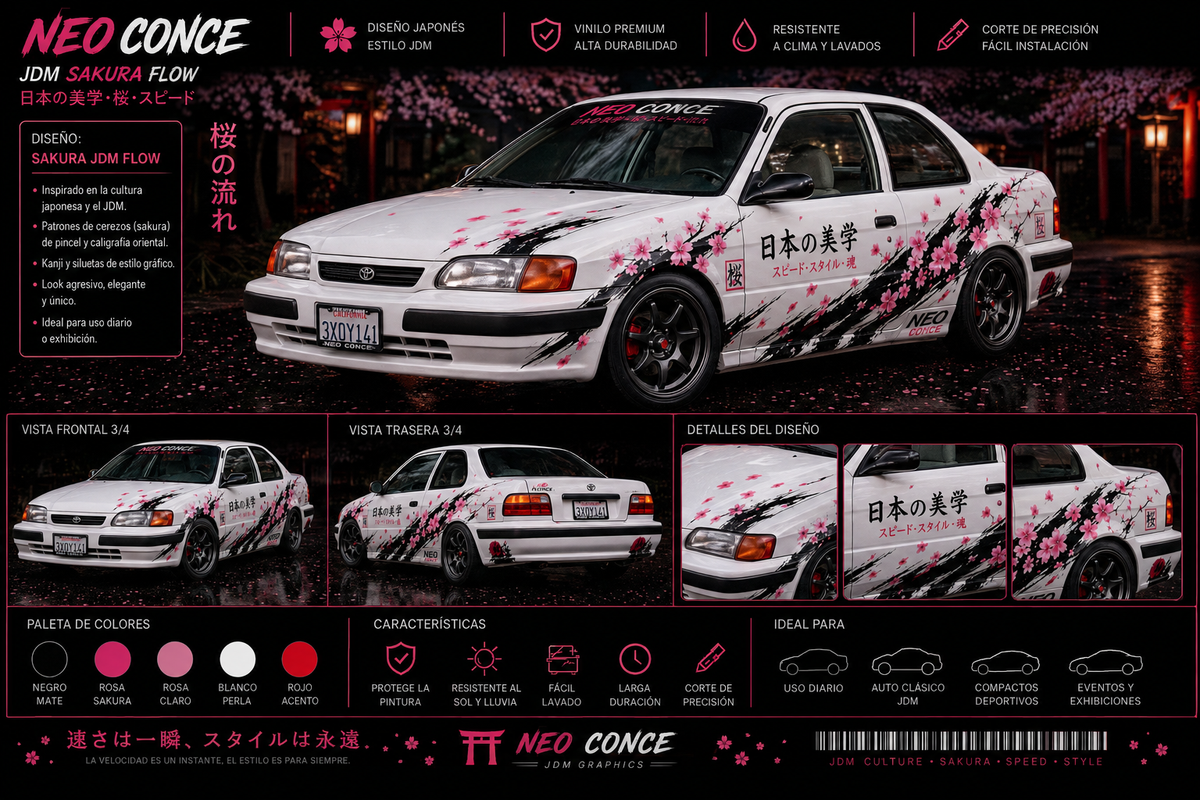 Kit de Vinilo JDM Sakura
