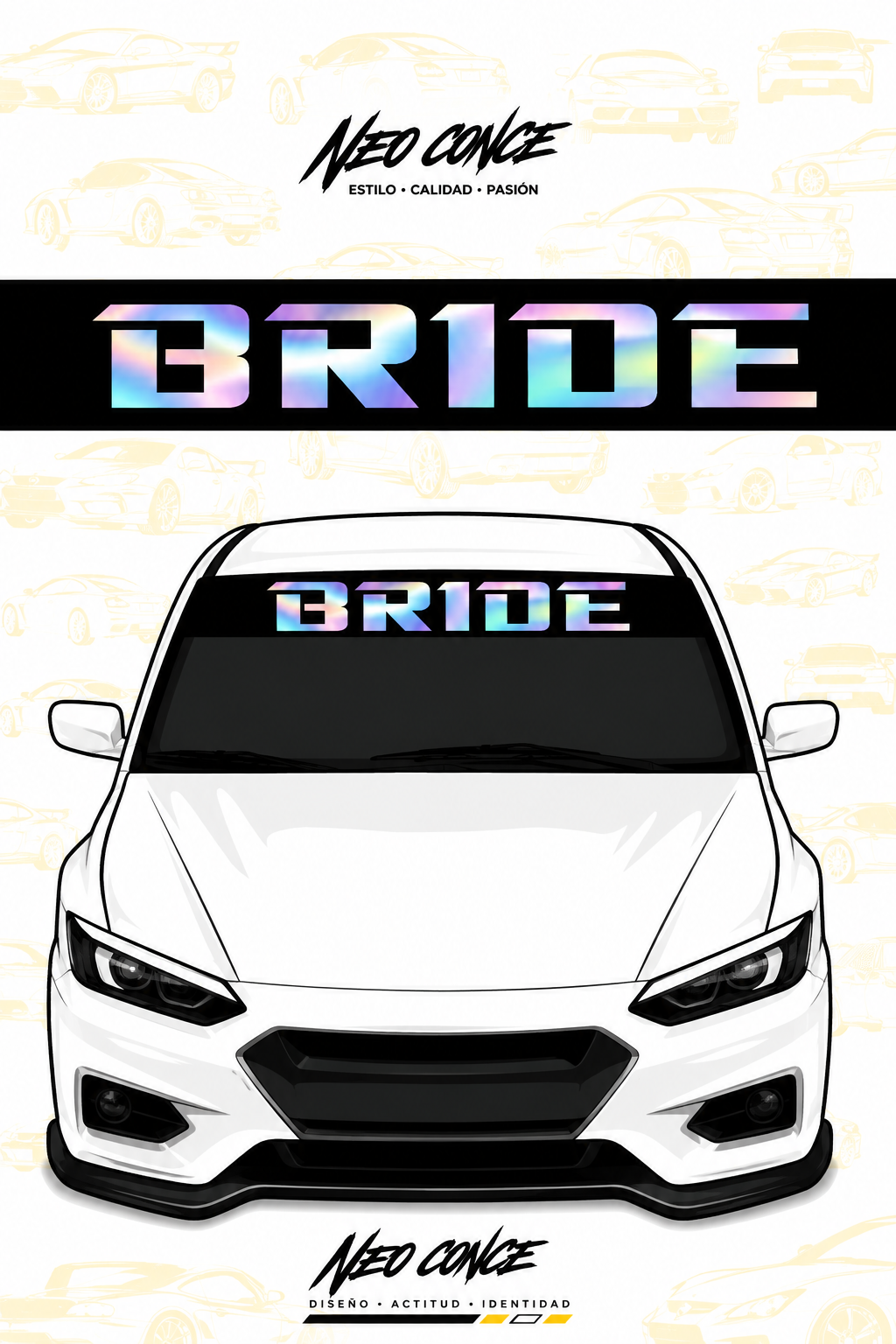 Banner para Parabrisas Bride
