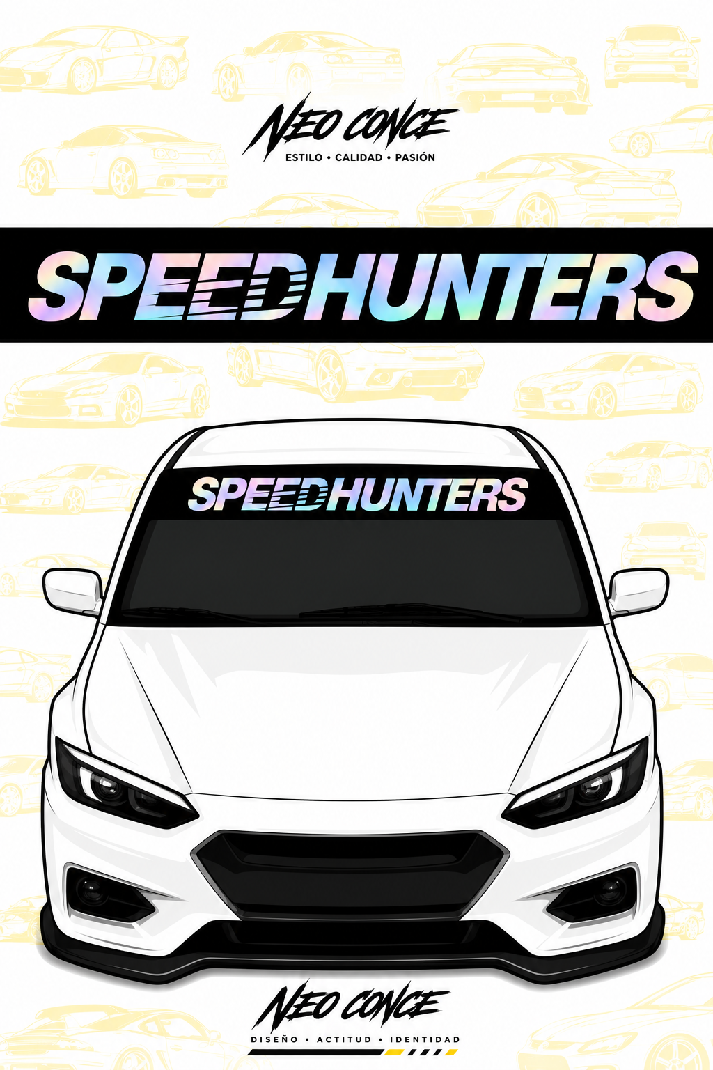 Banner para Parabrisas SPEEDHUNTER