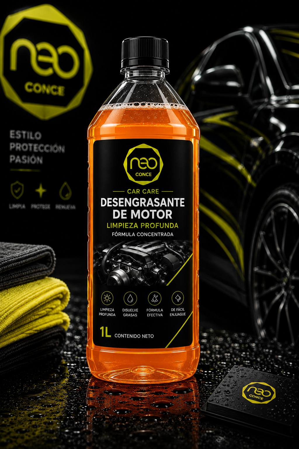 Desengrasante Motor/Llantas 1L