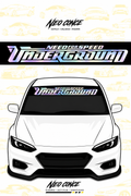 Banner para Parabrisas Underground.