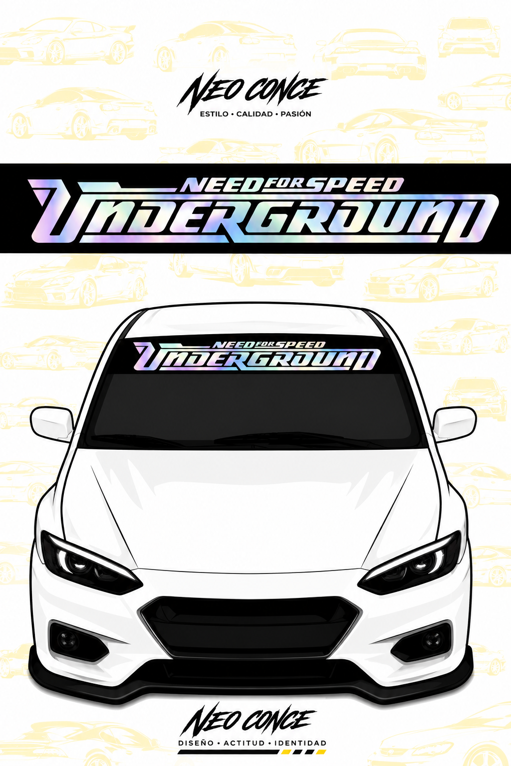 Banner para Parabrisas Underground.